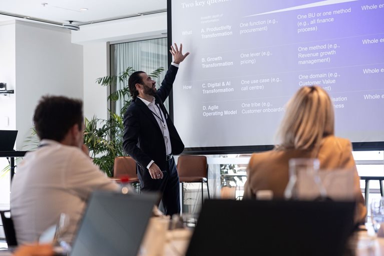 Jason Inacio, Partner, McKinsey & Company, shares strategic approaches to transformation.