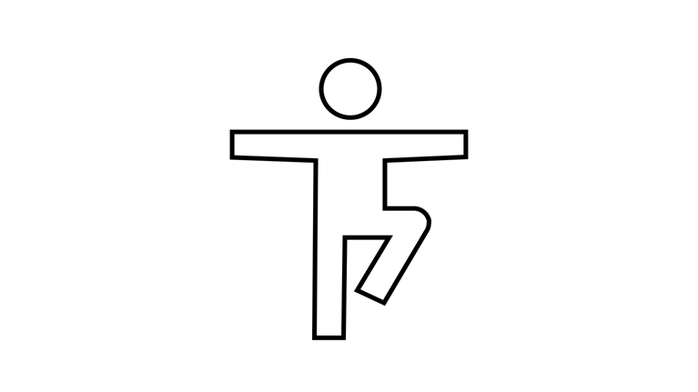 Illustration of person exercising